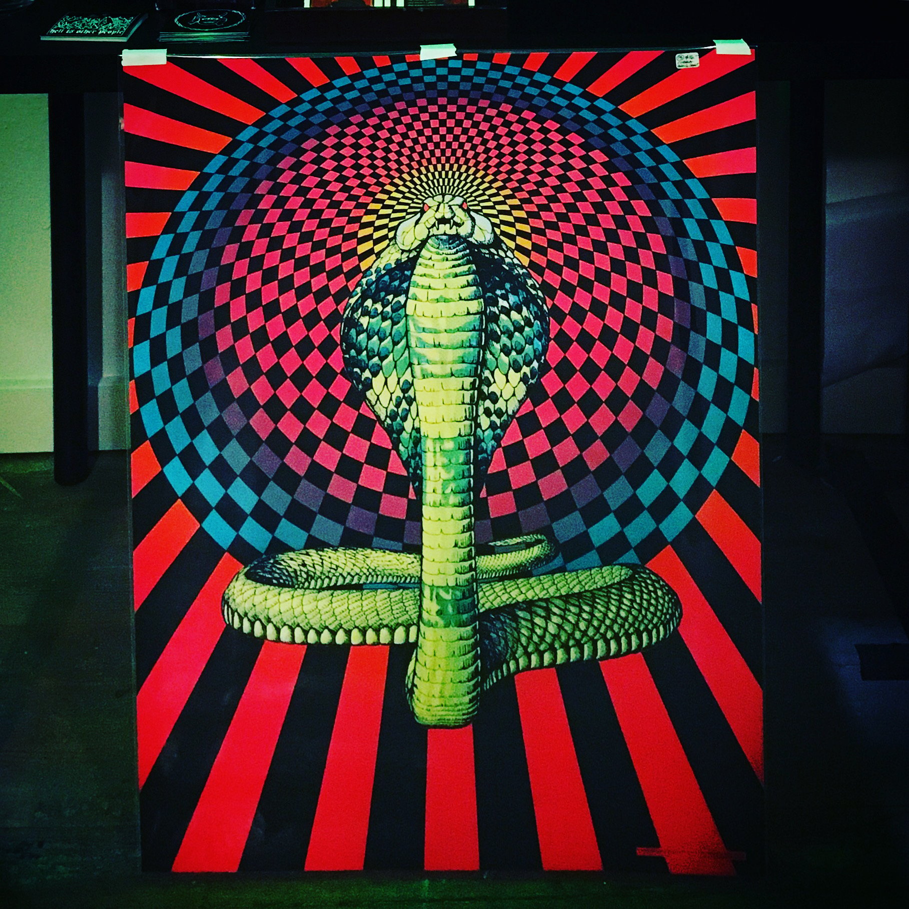 Cobra Blacklight Poster | Vortex Vintage